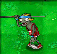 Pole-Vaulting Zombie